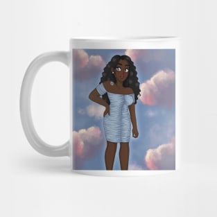 portrait cancer girl clouds anime Mug